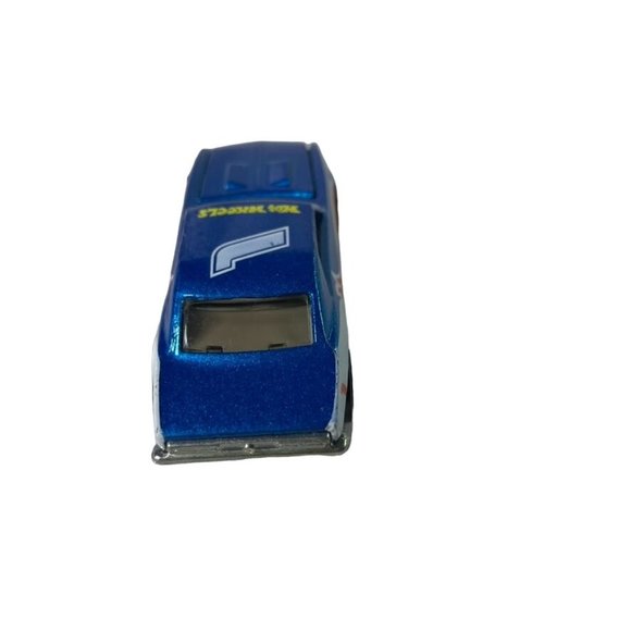 Hot Wheels 67 Camero Blue Die Cast Collectible Race Car Logo u - Picture 4 of 6